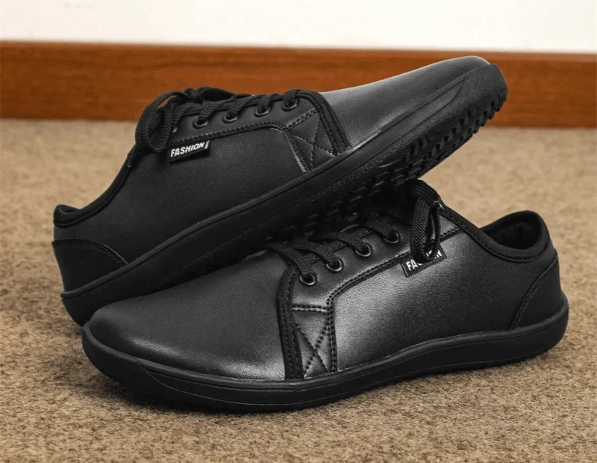 HUCO - Platte Schoenen voor Heren met Brede Pasvorm