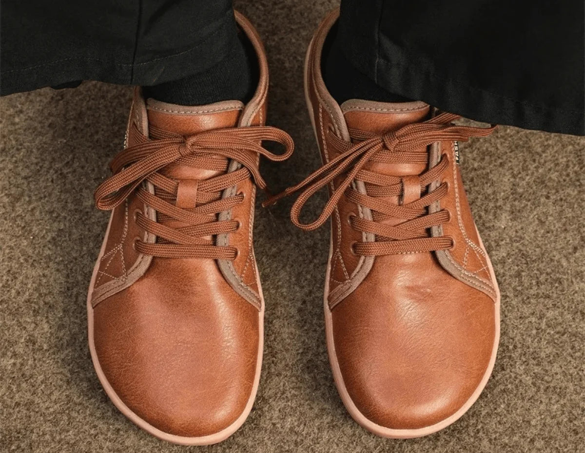 HUCO - Platte Schoenen voor Heren met Brede Pasvorm