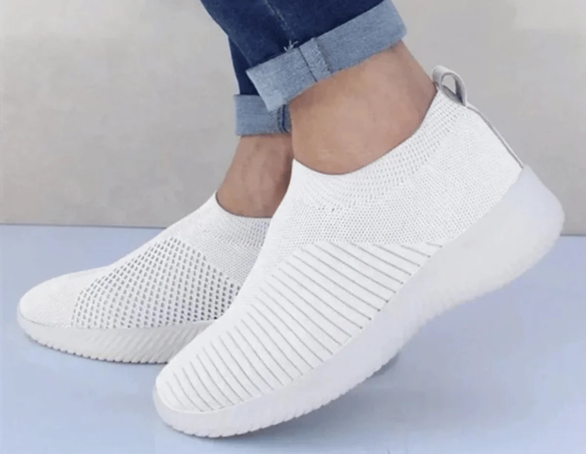 LUNA - Ademende Sneakers voor Dames met Platte Zool