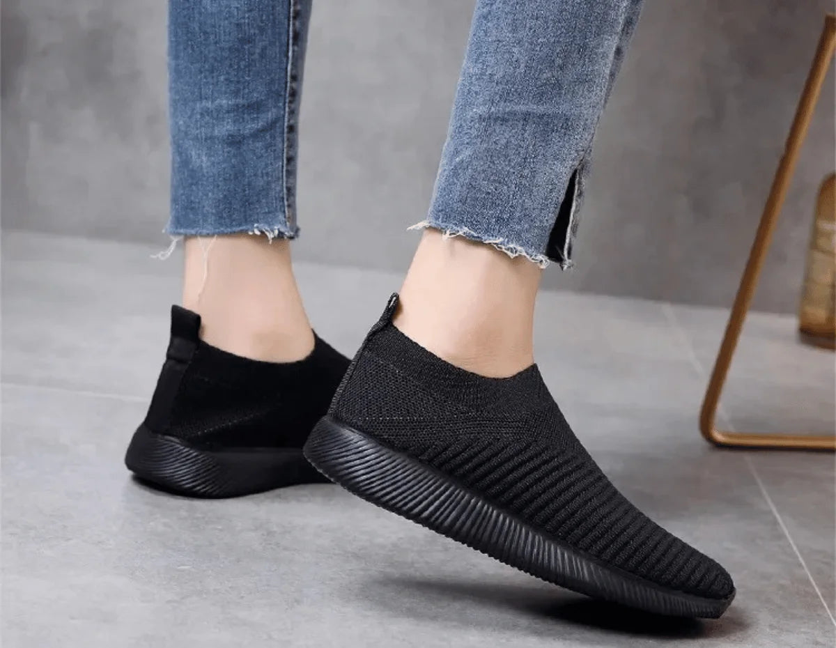 LUNA - Ademende Sneakers voor Dames met Platte Zool