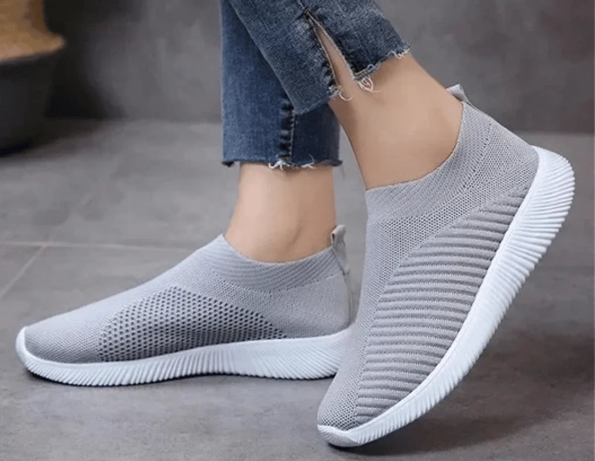 LUNA - Ademende Sneakers voor Dames met Platte Zool