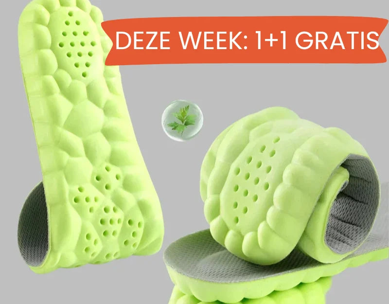 AIRFLOW - Orthopedische Inlegzolen 1+1 GRATIS
