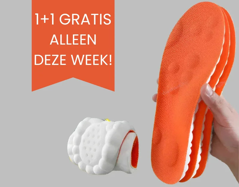 AIRFLOW - Orthopedische Inlegzolen 1+1 GRATIS