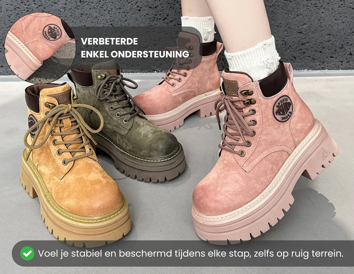 FROST - PU Leder schoenen met warme voering