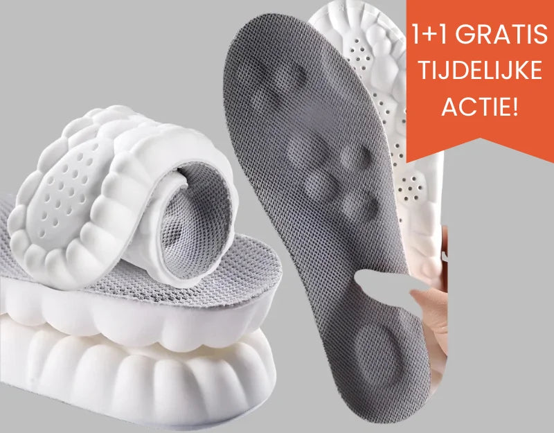 AIRFLOW - Orthopedische Inlegzolen 1+1 GRATIS