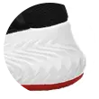 Zachte demping en hielondersteuning herfst-, zomer- en herfsttrainers wit, zwart en rood