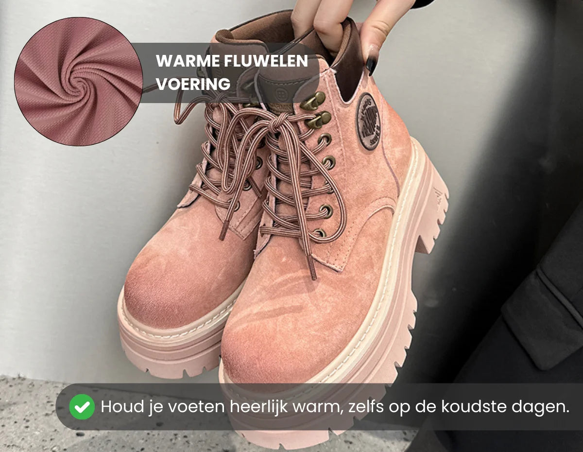FROST - PU Leder schoenen met warme voering