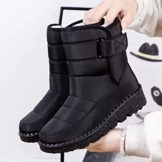 VRLVCY - Unisex Winter Snowboots met Pluche Voering en Platte Zool