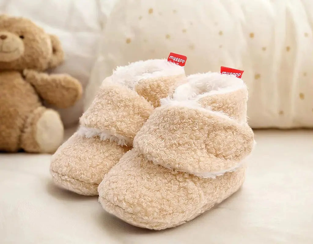 SNUGGLES - Warme Baby Booties met Pluche Voering