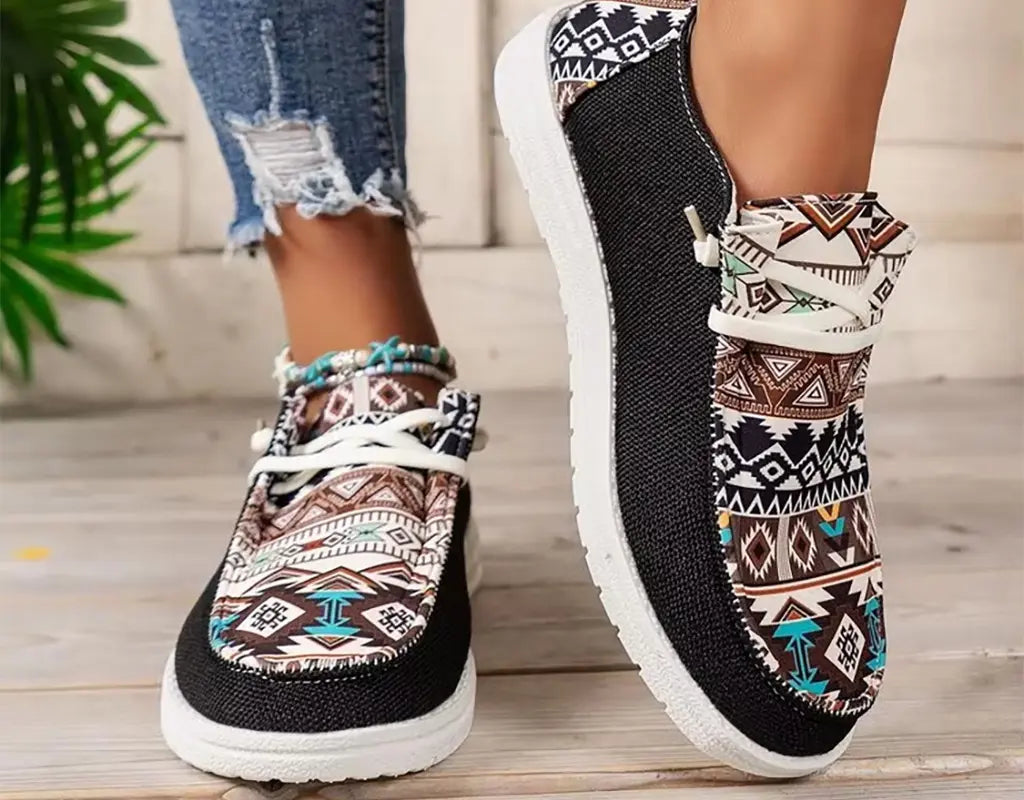 BOHOSOLE - Casual Platform Sneakers met Uniek Design