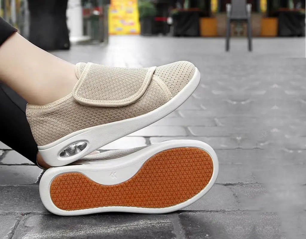ORTHOSOFT - Orthopedische Schoenen met Klittenbandsluiting voor Vrouwen