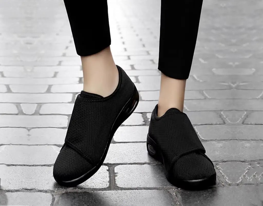ORTHOSOFT - Orthopedische Schoenen met Klittenbandsluiting voor Vrouwen
