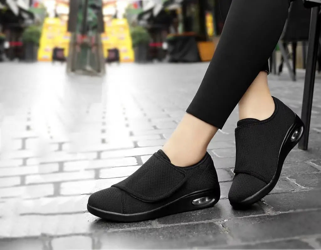 ORTHOSOFT - Orthopedische Schoenen met Klittenbandsluiting voor Vrouwen
