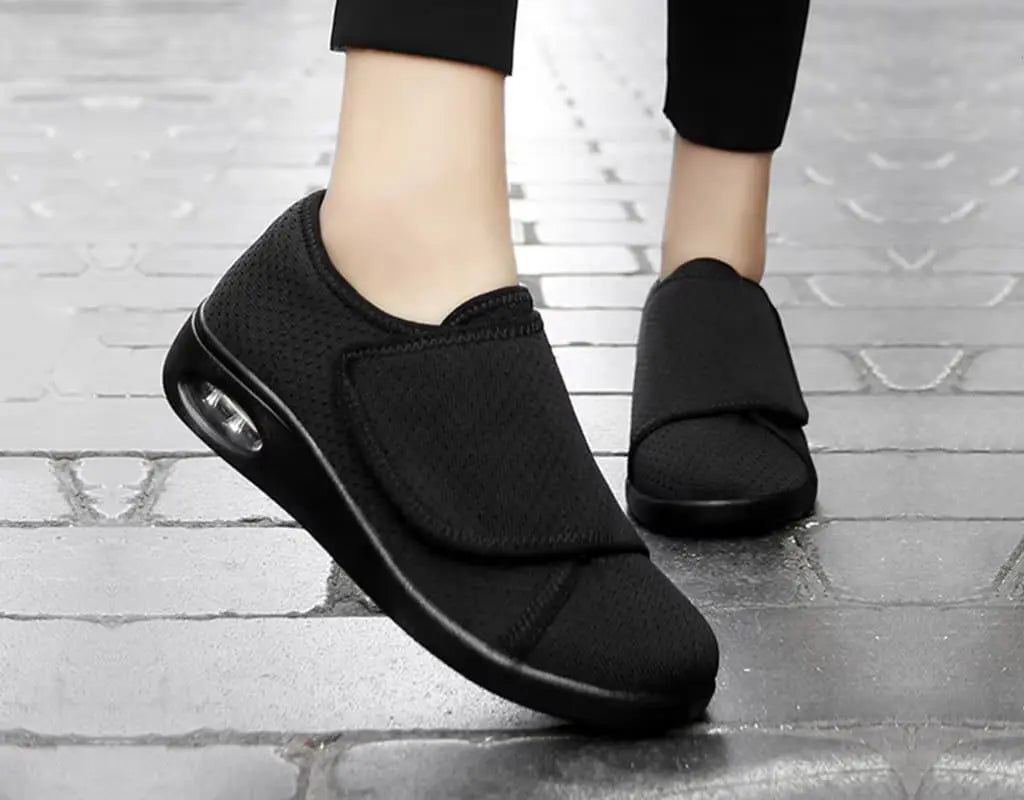 ORTHOSOFT - Orthopedische Schoenen met Klittenbandsluiting voor Vrouwen