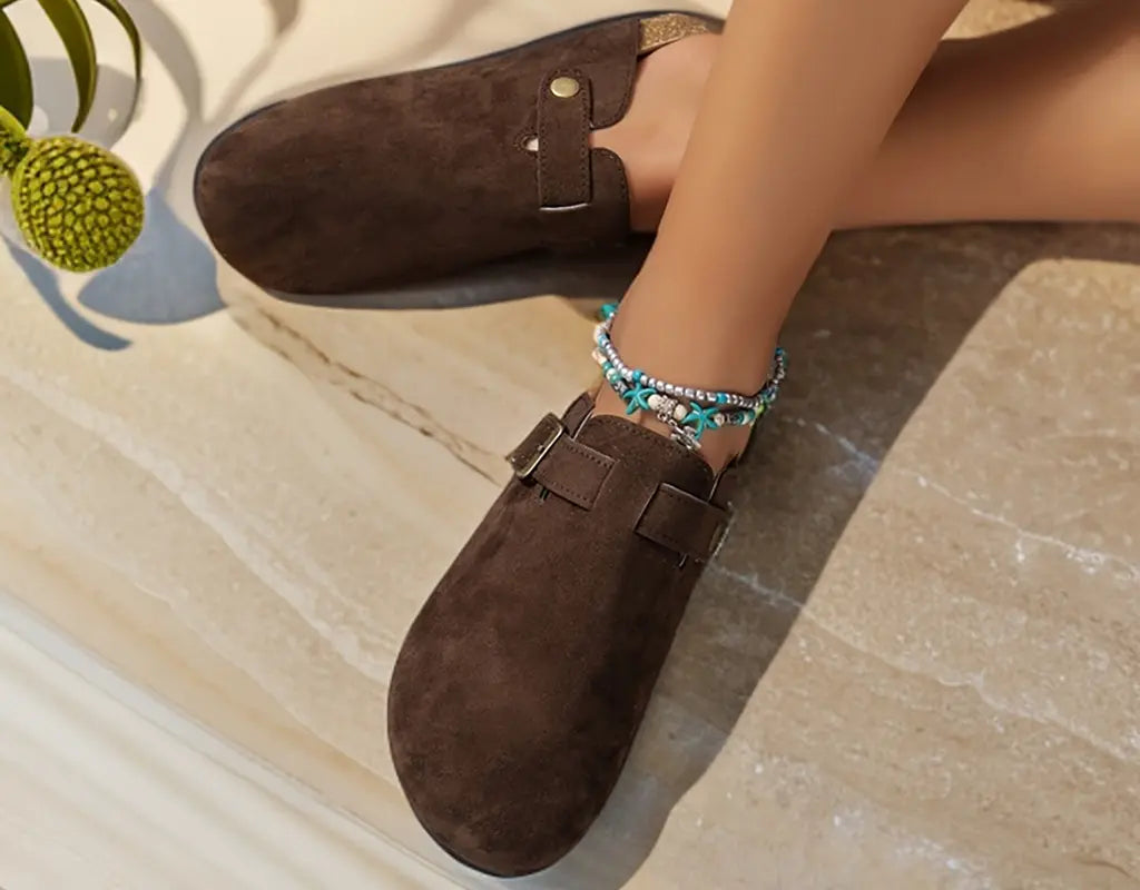RETROSTEP - Suède Leren Slippers