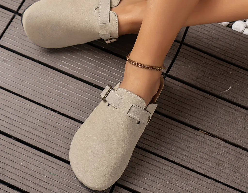 RETROSTEP - Suède Leren Slippers