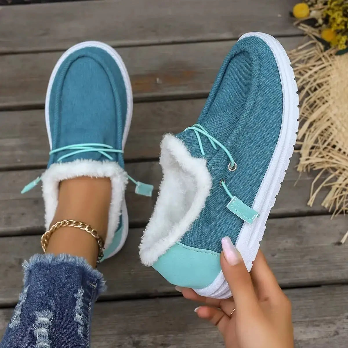 WINTERCOZY - Dikke Zool Winter Sneakers met Pluche Voering