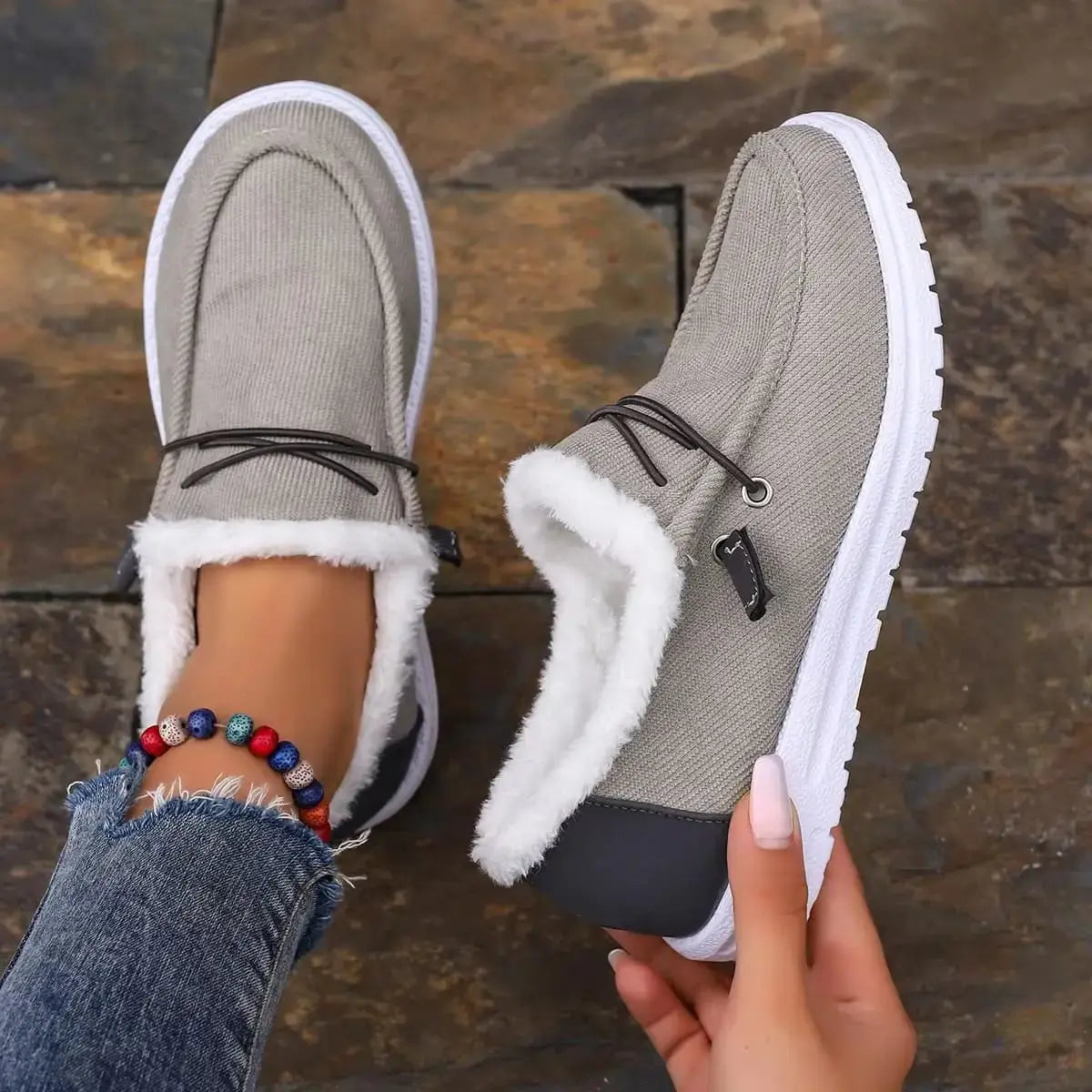 WINTERCOZY - Dikke Zool Winter Sneakers met Pluche Voering