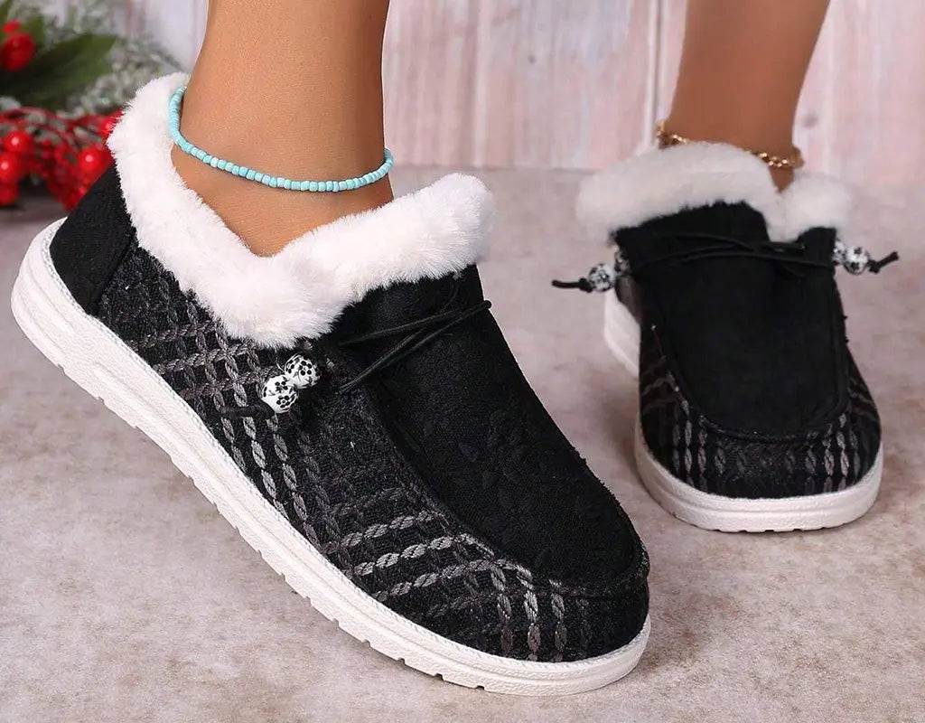 WINTERSTEP - Warme Enkelboots met Pluche Voering