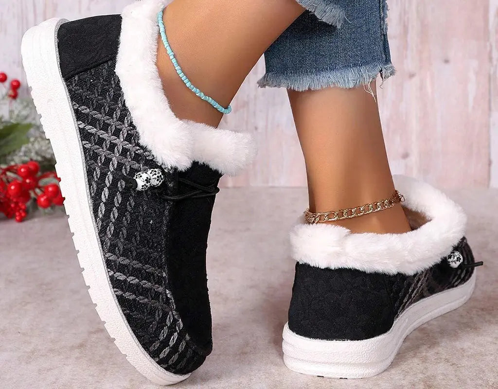WINTERSTEP - Warme Enkelboots met Pluche Voering