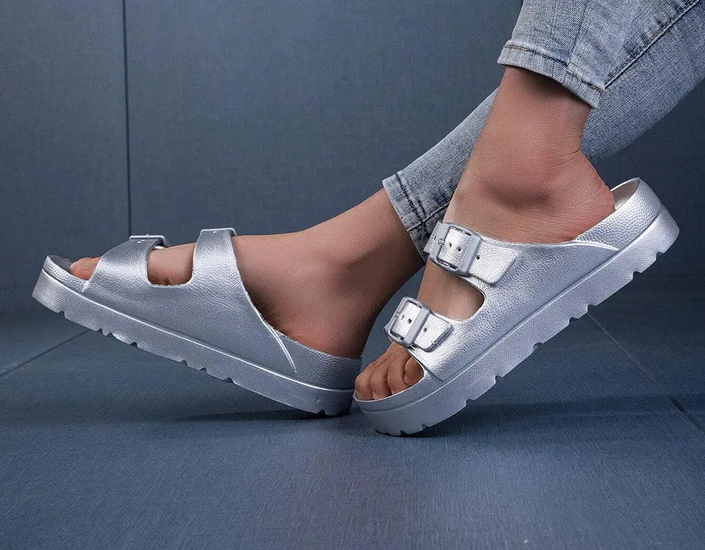 LOWSLIDE - Sandalen met dikke zool