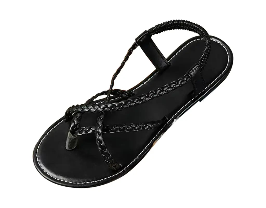 GLAMSTEP – Elegante Gevlochten Sandalen voor Zomercomfort
