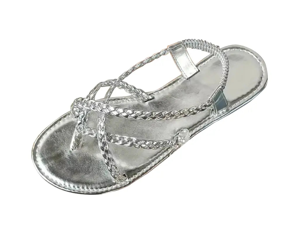 GLAMSTEP – Elegante Gevlochten Sandalen voor Zomercomfort