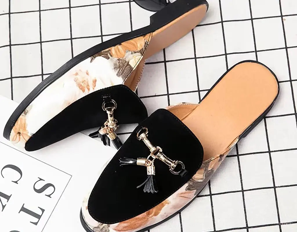 LUXELOAF – Stijlvolle Retro Leren Loafers met Gesp
