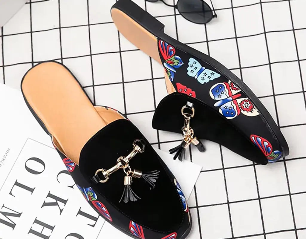 LUXELOAF – Stijlvolle Retro Leren Loafers met Gesp