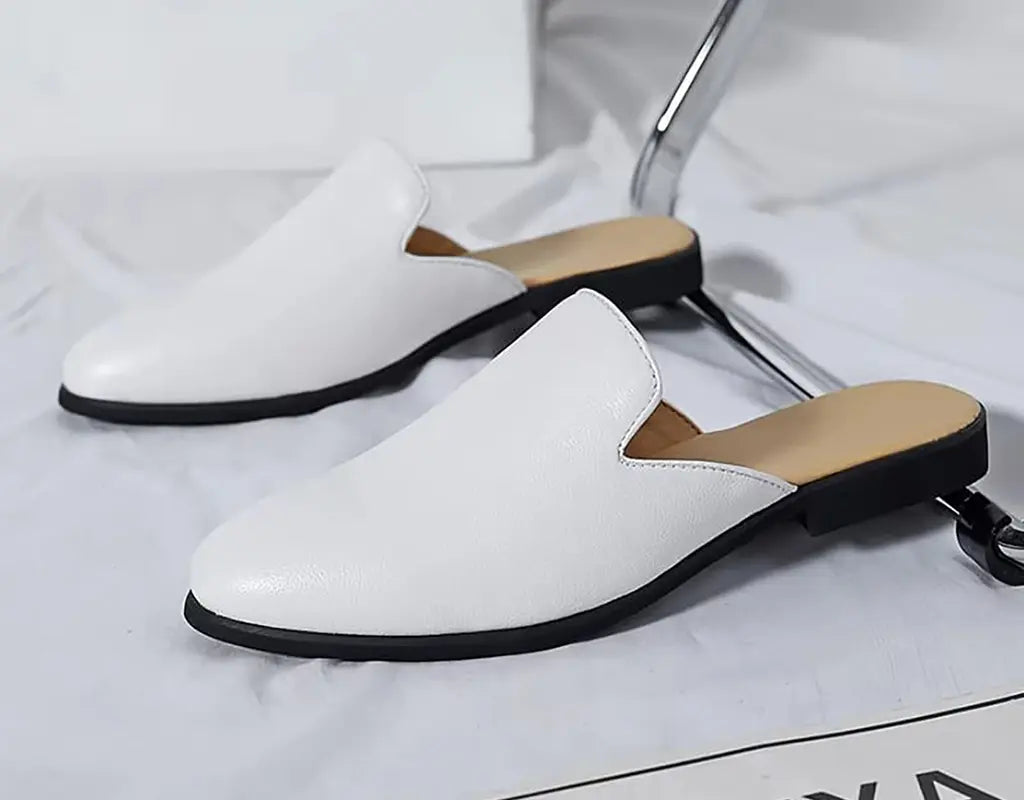 LUXELOAF – Stijlvolle Retro Leren Loafers met Gesp
