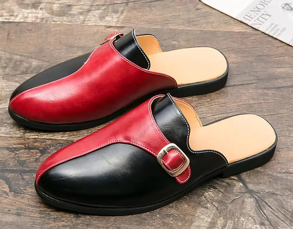 LUXELOAF – Stijlvolle Retro Leren Loafers met Gesp