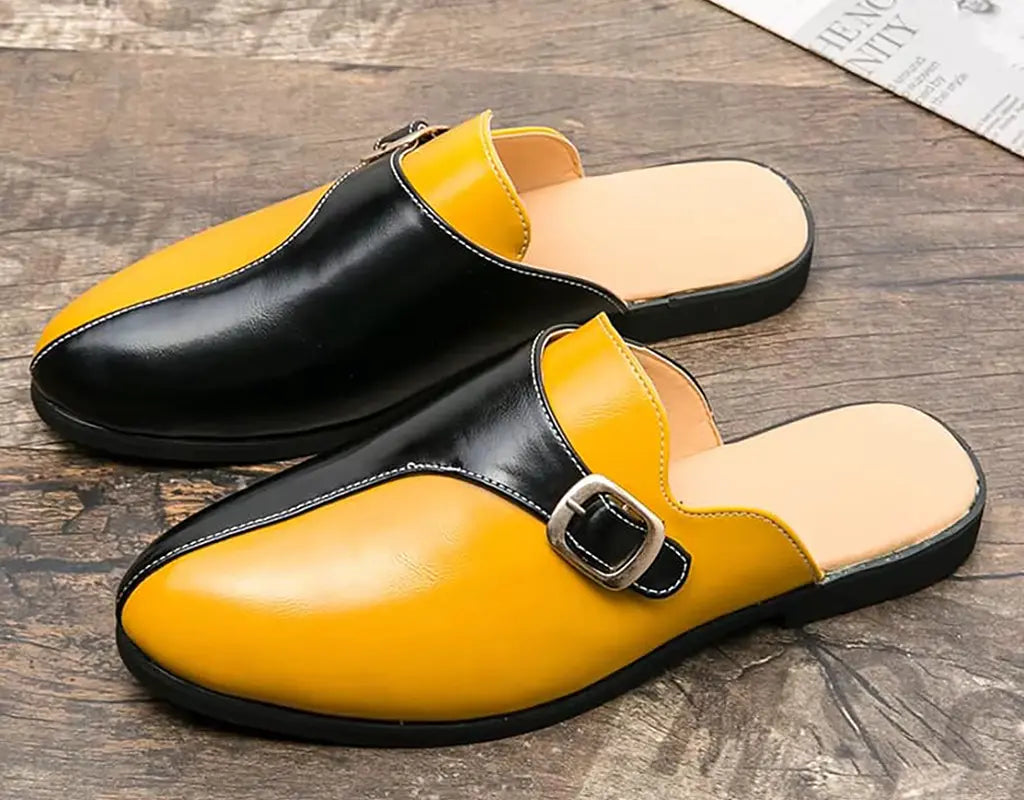 LUXELOAF – Stijlvolle Retro Leren Loafers met Gesp