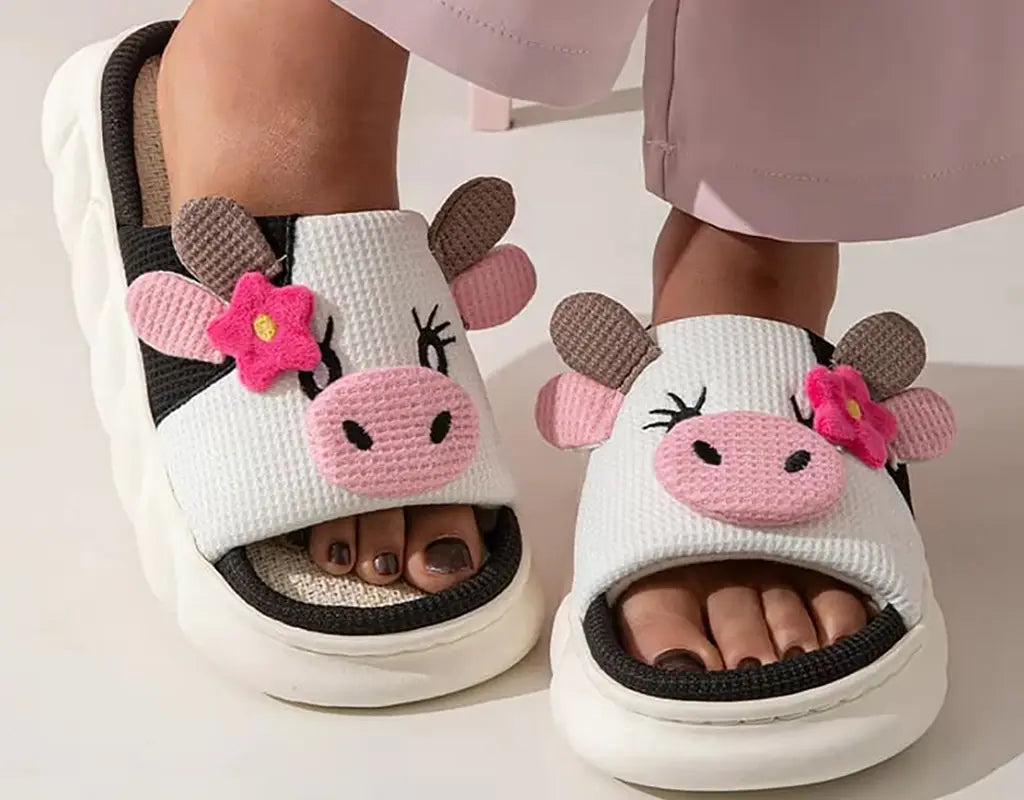 MooMoo - Dierenprint Slippers voor Dames
