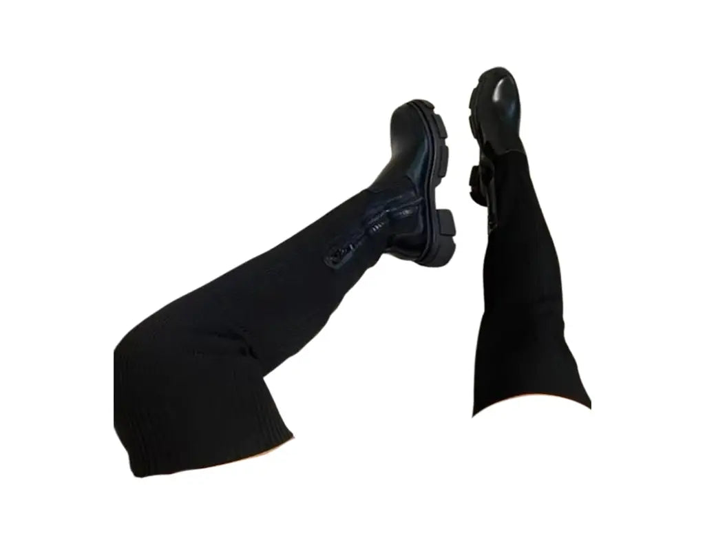 SleekBoots - Over-de-Knie Sok Laarzen