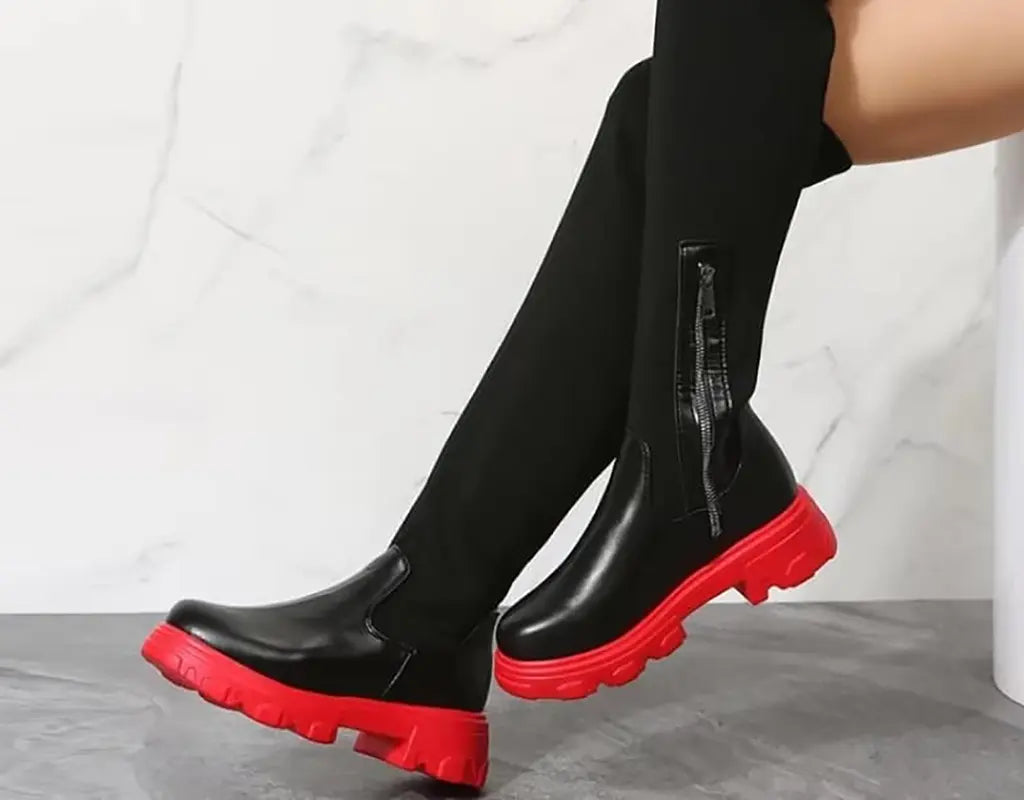 SleekBoots - Over-de-Knie Sok Laarzen