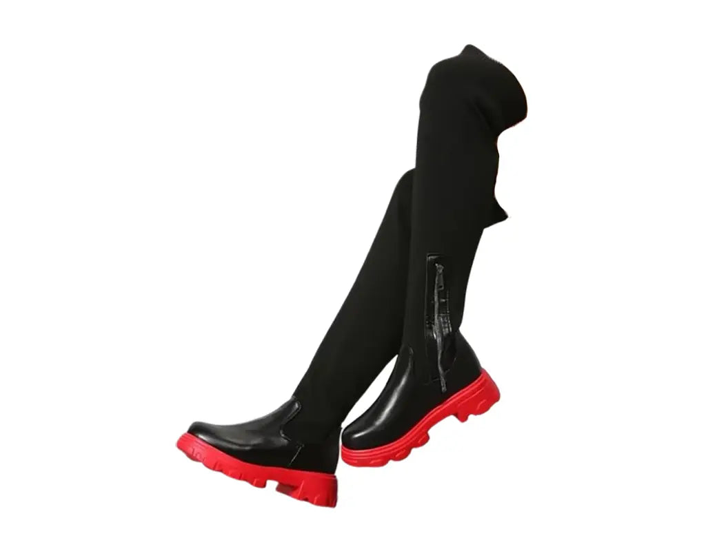 SleekBoots - Over-de-Knie Sok Laarzen