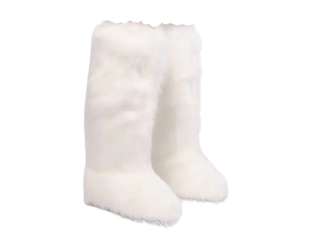 SnowFur - Kniehoge Bontlaarzen voor Dames