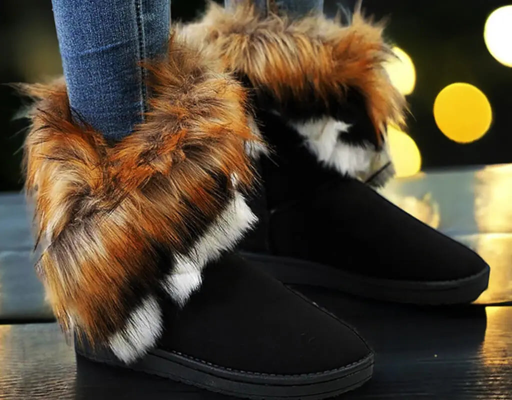 Warm winter shoes with water-repellent technology and non-slip design