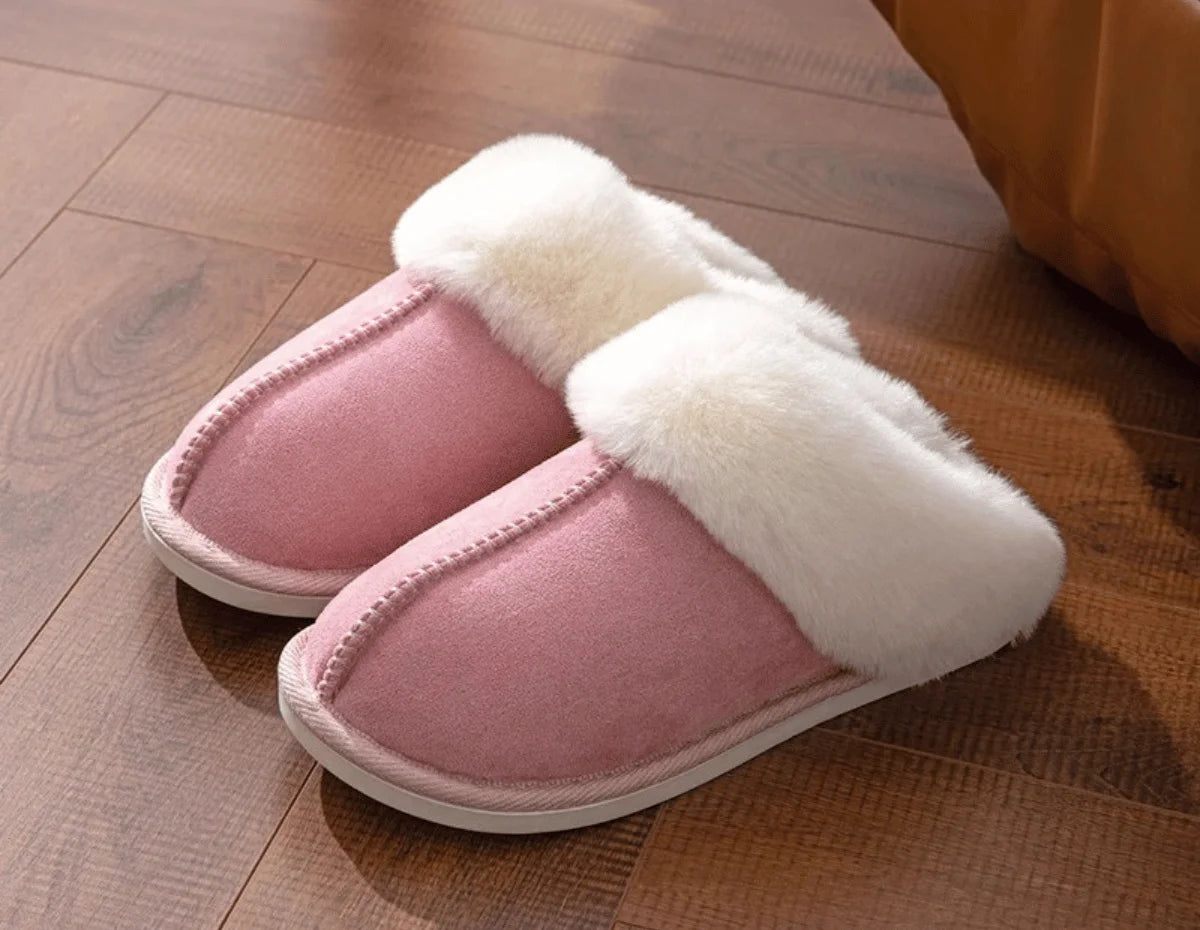 COMFYFUR - Warme Winter Pantoffels voor Vrouwen met Faux Suède