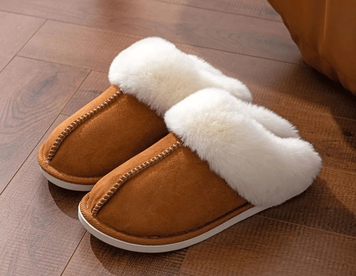 COMFYFUR - Warme Winter Pantoffels voor Vrouwen met Faux Suède