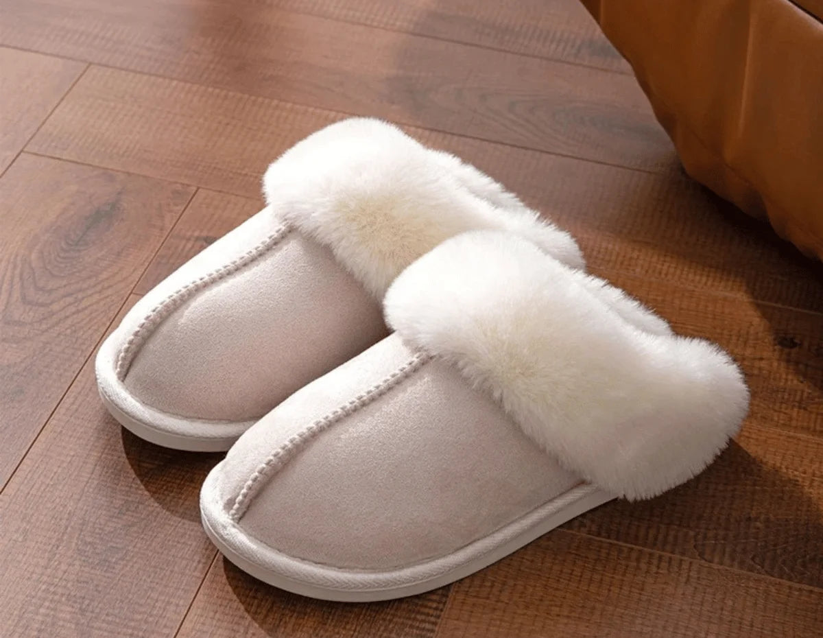 COMFYFUR - Warme Winter Pantoffels voor Vrouwen met Faux Suède