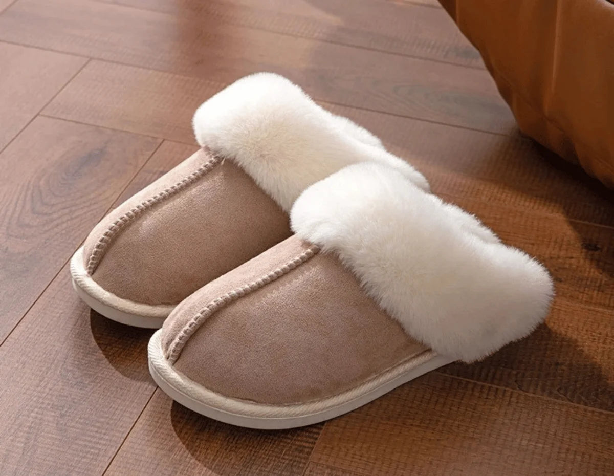 COMFYFUR - Warme Winter Pantoffels voor Vrouwen met Faux Suède