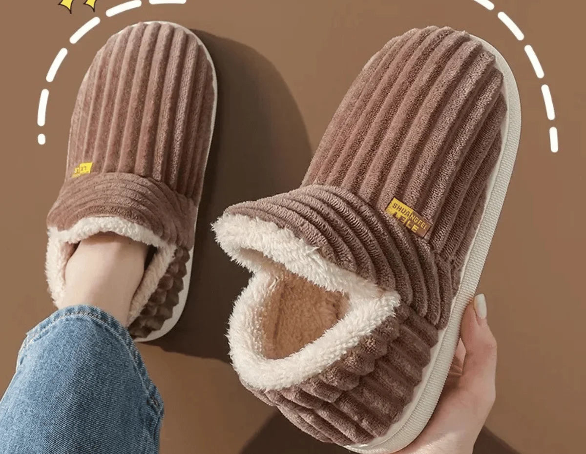 COZYSLIP - Warme Winter Pantoffels met Pluche Binnenvoering