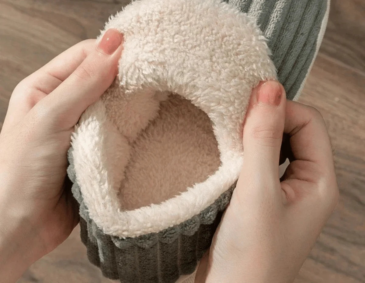 COZYSLIP - Warme Winter Pantoffels met Pluche Binnenvoering