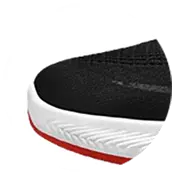 Zachte rekbare en elastische teendoos of schoenneus met goede luchtdempende zolen 