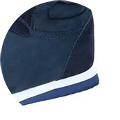 Winter, herfst en herfst winter laarzen blauw met versterkte hiel en stabiele anti-slip grip rubberen zolen