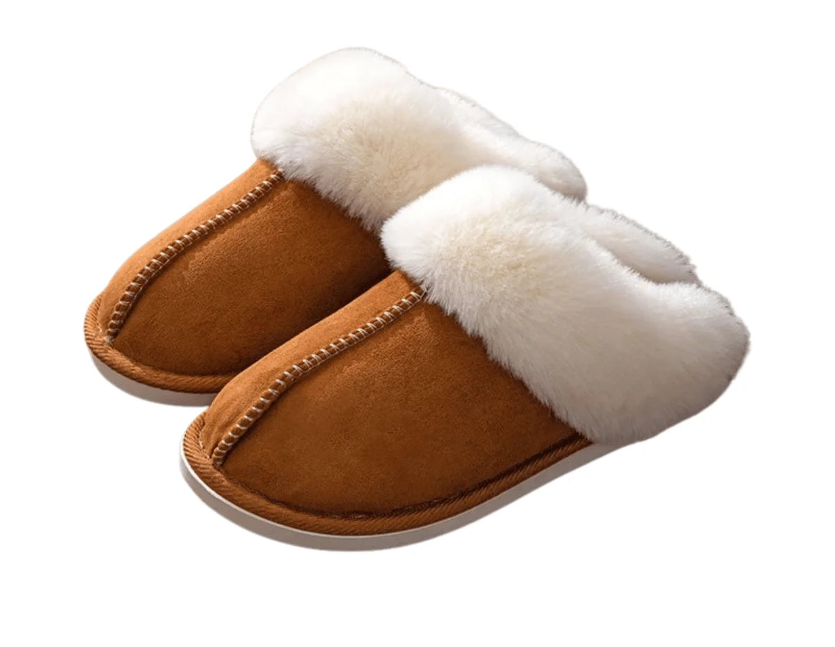 COMFYFUR - Warme Winter Pantoffels voor Vrouwen met Faux Suède