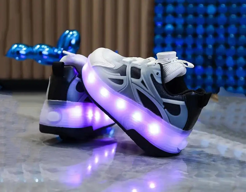 Rolschaatsen 2-in-1 Parkour-schoenen/Inline-rolschaatsschoenen Dubbele Rij Quad-rolschaatsen Buitensporten Kick-rolschoenen Unisex,EUR36 Rolschaatsen 2-in-1 Parkour-schoenen/Inline-rolschaatsschoenen Dubbele Rij Quad-rolschaatsen Buitensporten Kick-rolschoenen Unisex,EUR36