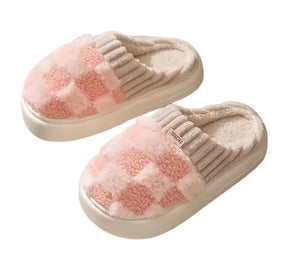 PLAIDSOFT - Warme Winter Slippers met Pluche Voering