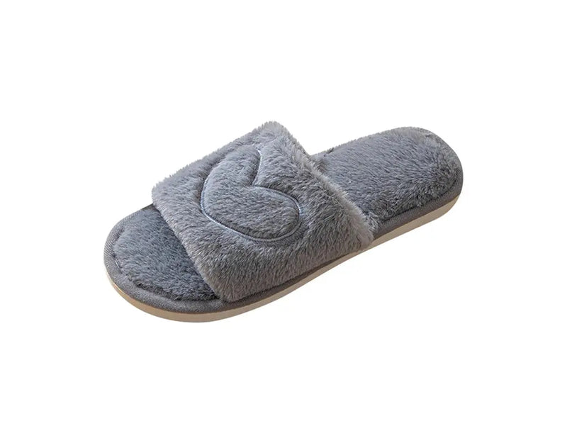 Comfortabele Dames Slippers met Badstof Bovenkant en Wedge Hak Comfortabele Dames Slippers met Badstof Bovenkant en Wedge Hak